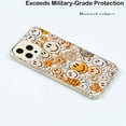 thumbnail image 5 of Hippie Smiley Faces Case for iPhone 12 Pro ,Aesthetic Art Design Pattern TPU Shock Proof Cover Case, 5 of 5