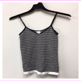 thumbnail image 2 of Energie Juniors Spaghetti Straps V-Neck Tank Top L/Black/White, 2 of 2