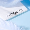 thumbnail image 4 of 20G Black Flower Crysal Nose Ring Piercing Ball Star Heart Nostril Cartilage Helix Piercing Set, 4 of 5