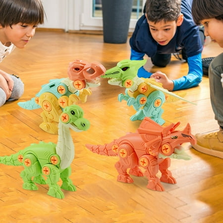 

Take Apart Dinosaur Toys STEM Learning Building Toys Construction Engineering Christmas Halloween Outdoor Camera Toys for Boys Girls Kids Students Parent-child Interaction Gifts XYZ 8957