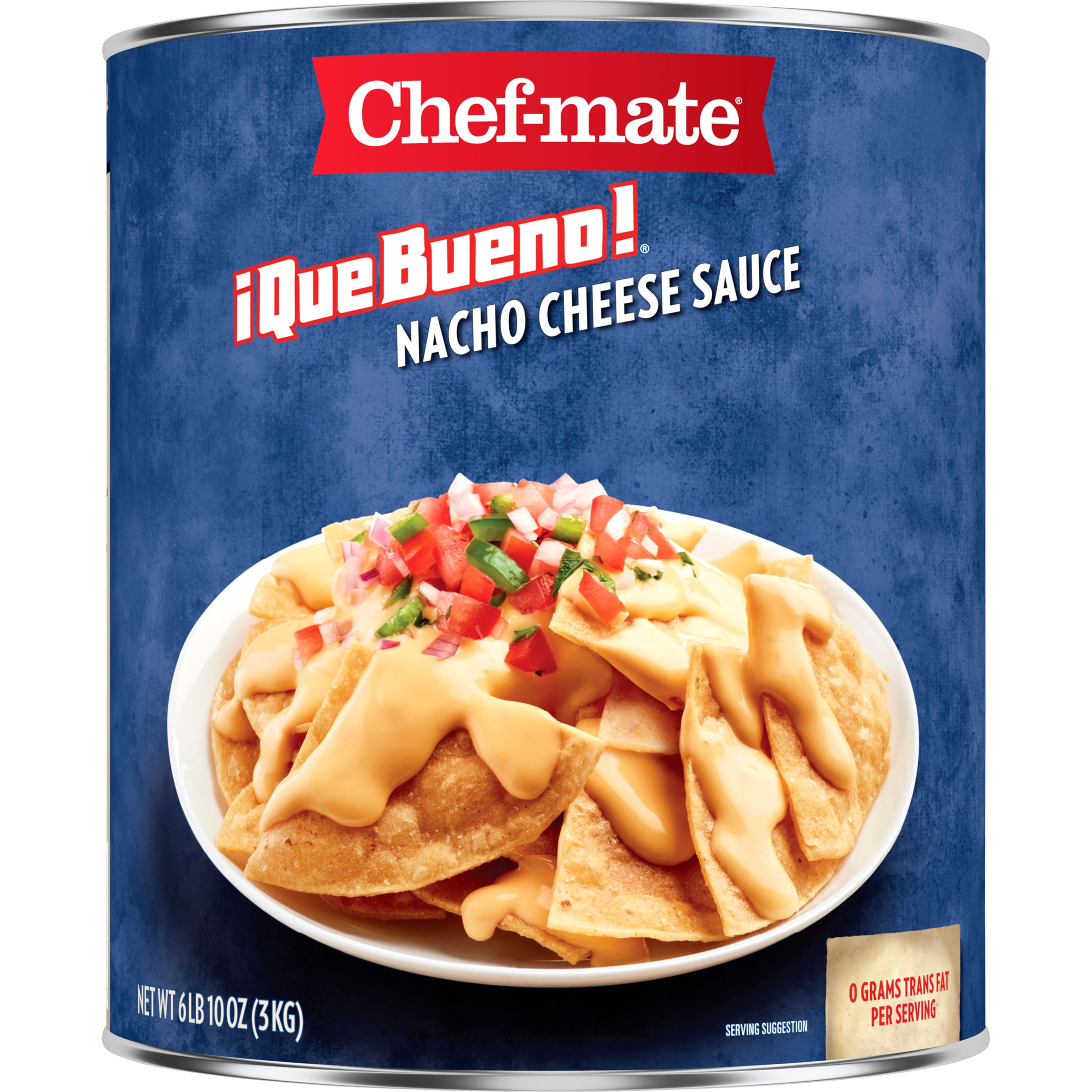 Chef-mate ¡Que Bueno! Nacho Cheese Sauce, Nacho Cheese Dip and Sauce, 106 Oz