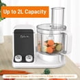thumbnail image 3 of NutriChef 12 Tasses Multi Fonction Robot de Cuisine et Kit de Lame, Blanc (2 Paquets), 3 of 8
