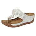 thumbnail image 2 of Flip Flops For Ladies Summer Wedges Shoes Women Slippers Bohemian Sandals Fashion Shoes, 2 of 9