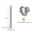 thumbnail image 2 of Tornillos de cabeza de botón con socket 1/4-20x3-1/4", paquete de 10, tornillos de acero inoxidable 304, 2 of 5