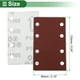 thumbnail image 4 of 50 Pcs Papel de Lija Rectangular 8 Agujeros 1000 Grano Discos de Lijado para Reacondicionamiento Automotriz y Trabajos en Madera, 4 of 7