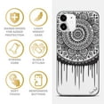 thumbnail image 4 of TPU Clear Case for iPhone 13 Pro Max with Dripping Mandala design phone cover, 4 of 7