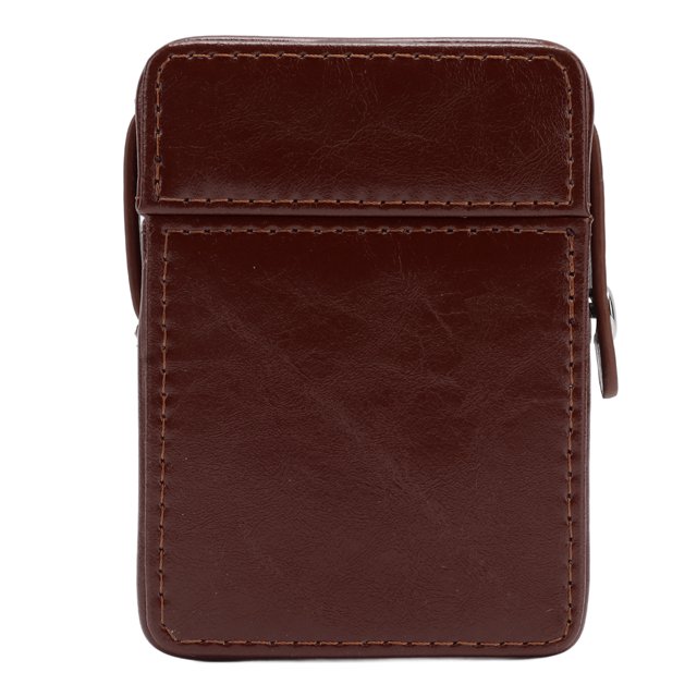 Estuche Más Ligero, Agarre Cómodo Portátil Diseño De Una Pieza Estuche De Cuero De PU Capacidad De 20 Piezas Elegante Para Regalos