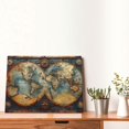thumbnail image 6 of 12x16 inch Canvas Hanging Picture Medieval Times Earth Map,Hotels Lounge,Bathroom,Study,Man Cave Decorative Painting,For Vintage Art Lovers Gifts,Enchanting Earth Map Vintage Style Paintings, 6 of 6