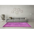 thumbnail image 3 of Ahgly Company Indoor Rectangle Abstract Purple Modern Area Rugs, 6' x 9', 3 of 4