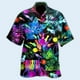 thumbnail image 2 of Camisa hawaiana divertida para hombre, sudadera playera con estampado de gato y música en 3D, camisa de manga corta de diseñador callejero, ropa para hombre de alta calidad, 2 of 5