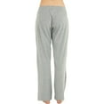 thumbnail image 3 of U2SKIIN Womens Cotton Pajama Pants, Soft Lounge Lightweight Sleep Pj Bottoms,(Light Grey Mel,S), 3 of 5