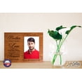 thumbnail image 2 of Personalized Wooden Memorial 8x10 Picture Frame holds 4x6 photo Brother, If Love Could, 2 of 8