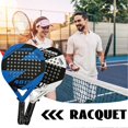 thumbnail image 2 of Lightweight Beach Tennis Paddle Carbon Fiber Surface Racket with EVA Memory Foam Core for Easy to Hit Powerful Shots, 2 of 5
