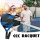 thumbnail image 2 of Lightweight Beach Tennis Paddle Carbon Fiber Surface Racket with EVA Memory Foam Core for Easy to Hit Powerful Shots, 2 of 5