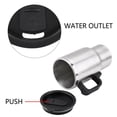 thumbnail image 2 of Lefu 12V Car Heated Mug 500ml Insulated Travel Coffee Cup Silver + Black, 2 of 9