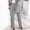 Gray, variant on Bzhegqhd Fashion Casual Women Ladies' Solid-Color Button Pocket Zipper Trousers Long Pants