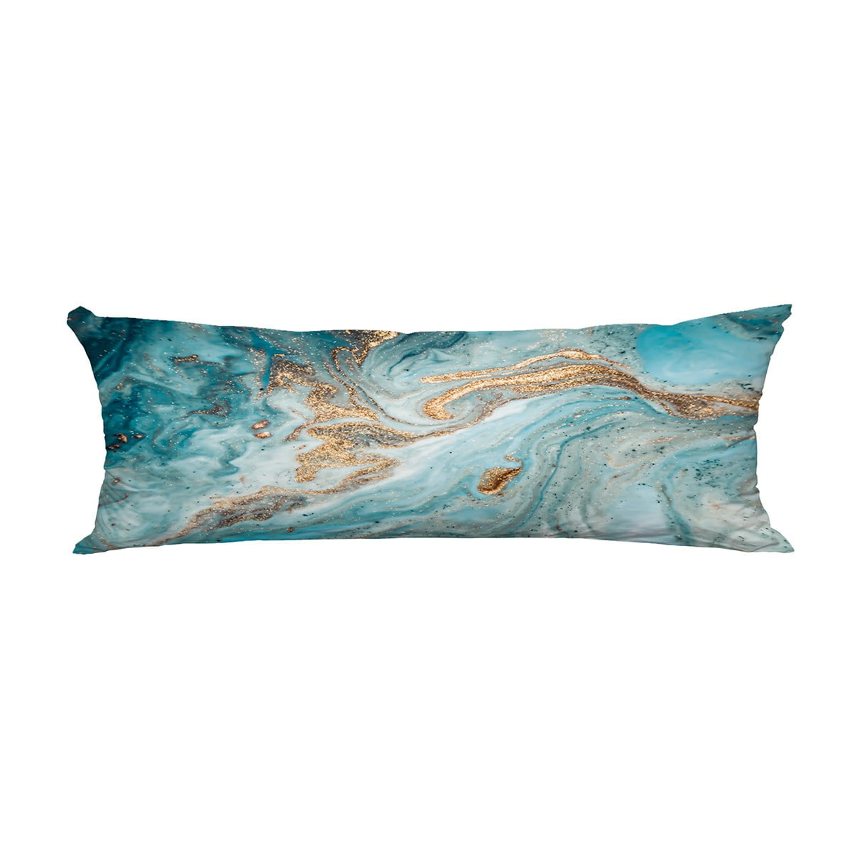 ABPHQTO Marble Texture Eastern Technique Ebru Body Pillow Covers Pillow