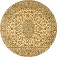 thumbnail image 1 of Ahgly Company Indoor Round Persian Brown Traditional Area Rugs, 8' Round, 1 of 4