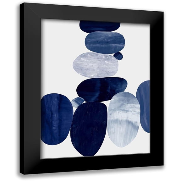 Thompson, Justin 12x14 Black Modern Framed Museum Art Print Titled - Connected I