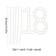 thumbnail image 3 of CQCYD Heart-Shape Flower Arrangement Base, 15x11 Inch Plastic Bouquet Wrapping Tool, DIY Floral Crafting Frame, Lightweight Heart-Shape Flower Arrangement Base for Fresh Handmade Bouquets and Gift, 3 of 6