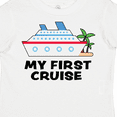 thumbnail image 4 of Inktastic My First Cruise with Cruise Ship and Palm Trees Boys or Girls Toddler T-Shirt, 4 of 5