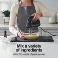 thumbnail image 3 of 5-Speed Electric Hand Mixer with Bowl Rest Compact and Lightweight 215 Watts of Peak Power Black 62511, 3 of 5