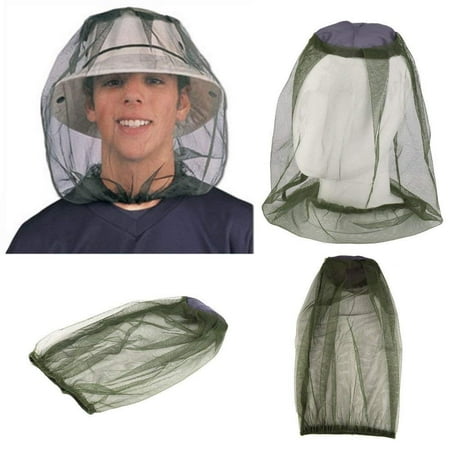 Jeobest 1PC Insect Head Net Mesh - Mosquito Head Net Mesh Head Cover - Outdoor Fishing Mosquito Mask Head Net Mesh Face Neck Protection-Anti Mosquito Anti-Bite Anti-Insect (No Hat) (Best Way To Heal Mosquito Bites)