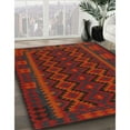 thumbnail image 2 of Ahgly Company Indoor Square Traditional Red Southwestern Area Rugs, 8' Square, 2 of 6