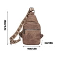 thumbnail image 3 of Qwtwty Mens Crossbody Bag Fashionable Versatile Men's Shoulder Bag Chest Bag Small Bag Travel Travel Leisure Soft Leather Work Crossbody Bag Men And Women, 3 of 6