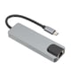 thumbnail image 2 of Hub USB C 5 en 1 USB3.0 87W PD Carga rápida Gigabit Ethernet USB C a interfaz multimedia de alta definición Adaptador USB C, 2 of 10