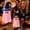 Pink, variant on Ghost Drink Sleeve with Witch Hat Lid, Reusable Beverage Holder for Cans and Cups, Fun Halloween Party Accessory(D)