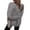 Gray, variant on Vedolay Womens 2023 Sweaters Womens Oversized Casual Crew Neck Long Sleeve Lightweight Knit Sweater,White S
