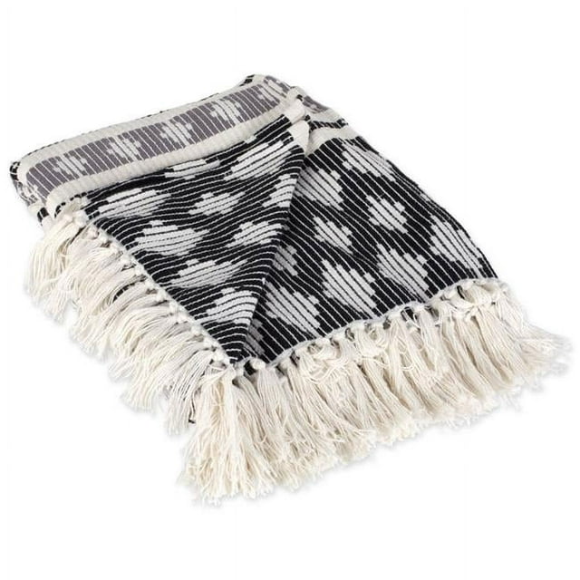 Design Imports CAMZ38922 Couverture Colby Noir & Gris Sud-Ouest