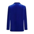 thumbnail image 2 of inhzoy Kids Boys Velvet Blazer Suit Jacket Gentleman Formal Jacket Outerwear,Sizes 4-16 Royal Blue 12, 2 of 8