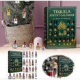 thumbnail image 4 of Tequila Advent Calendar, 24 Days of Spirits, 2D Acrylic Advent Calendar 2025, Tequila 24 Days Christmas Countdown Calendar, Each Door Opens a New Surp, 4 of 5