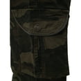 thumbnail image 5 of RAW X Mens Belted 12.5" Inseam Knee Length Cargo Shorts, Olive Camo, 30, 5 of 7