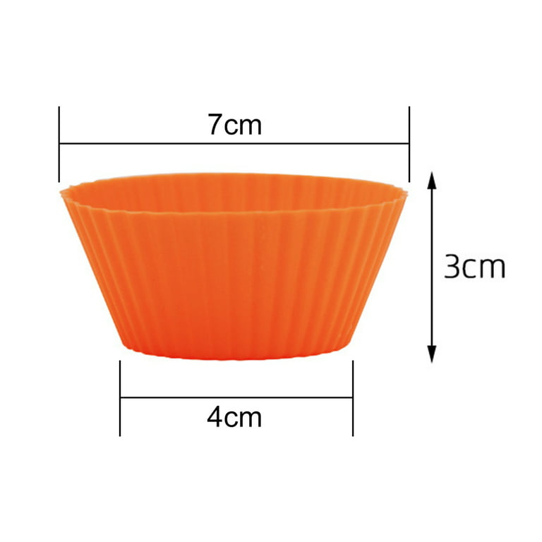 Silicone Baking Cups - 12 Pack Reusable Liners, Net Zero Co.