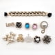 thumbnail image 3 of Dijes para zapatos, 11 piezas de joyería de lujo, decoraciones para zapatos, dijes para zapatos brillantes para zuecos de mujer, regalo de fiesta para niñas, 3 of 4