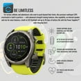 thumbnail image 5 of Garmin Fenix 8 Sapphire 51mm GPS Smartwatch with 1.4-Inch AMOLED Display (Amp Yellow and Graphite) Bundle with Waterproof Hard Case (Black) and Focus Camera Charger Stand (3 Items), 5 of 7