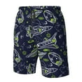 thumbnail image 3 of Vsdgher Womens High Waisted Bikini Sets Two Piece Swimsuit Flamingos And Palm Leaves Print Tummy Control Bathing Suit-XX-Large, 3 of 8