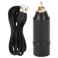 thumbnail image 1 of Fuente de alimentación para máquina de tatuajes Interfaz RCA Batería de 1300 mAh LCD Fuente de alimentación inalámbrica para bolígrafo de tatuaje Negro, 1 of 10