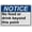 Warning Sign 4, variant on Weatherproof Horizontal ANSI Policies Regulations Sign (No horses beyond this point) 8 in" x 12 in" UV Resistant Indoor Outdoor Workplace Insdustrial Caution Danger Warning SIgn