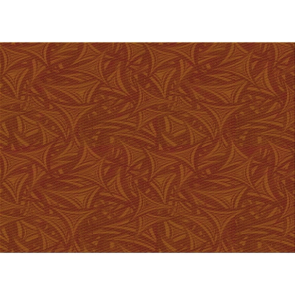 Ahgly Company Indoor Rectangle Patterned Mahogany Brown Area Rugs, 4' x 6'