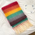 thumbnail image 6 of Sinyiin Rainbow Fringe Kids Scarf Cosy Fashionable Long Muffler Baby Winter Neck Warmer for Children Unisex Designing Neckwear, 6 of 21