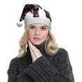 thumbnail image 5 of Balery Cool Patriotic Buffalo Cowboy Pattern Santa Hat Christmas Hat Funny Christmas Hat Christmas Knitted Beanie Hat For Men Women Adult, 5 of 6