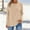Beige, variant on Abomasnow Cotton Long Sleeve Workout Shirts for Women Loose Fit Crewneck Athletic Yoga T-Shirts Fall Tops