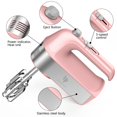 thumbnail image 2 of Hand Mixer Electric, 450W Kitchen Mixers with Scale Cup Storage Case, Turbo Boost/Self-Control Speed + 5 Speed + Eject Button + 5 Stainless Steel Acc, 2 of 7