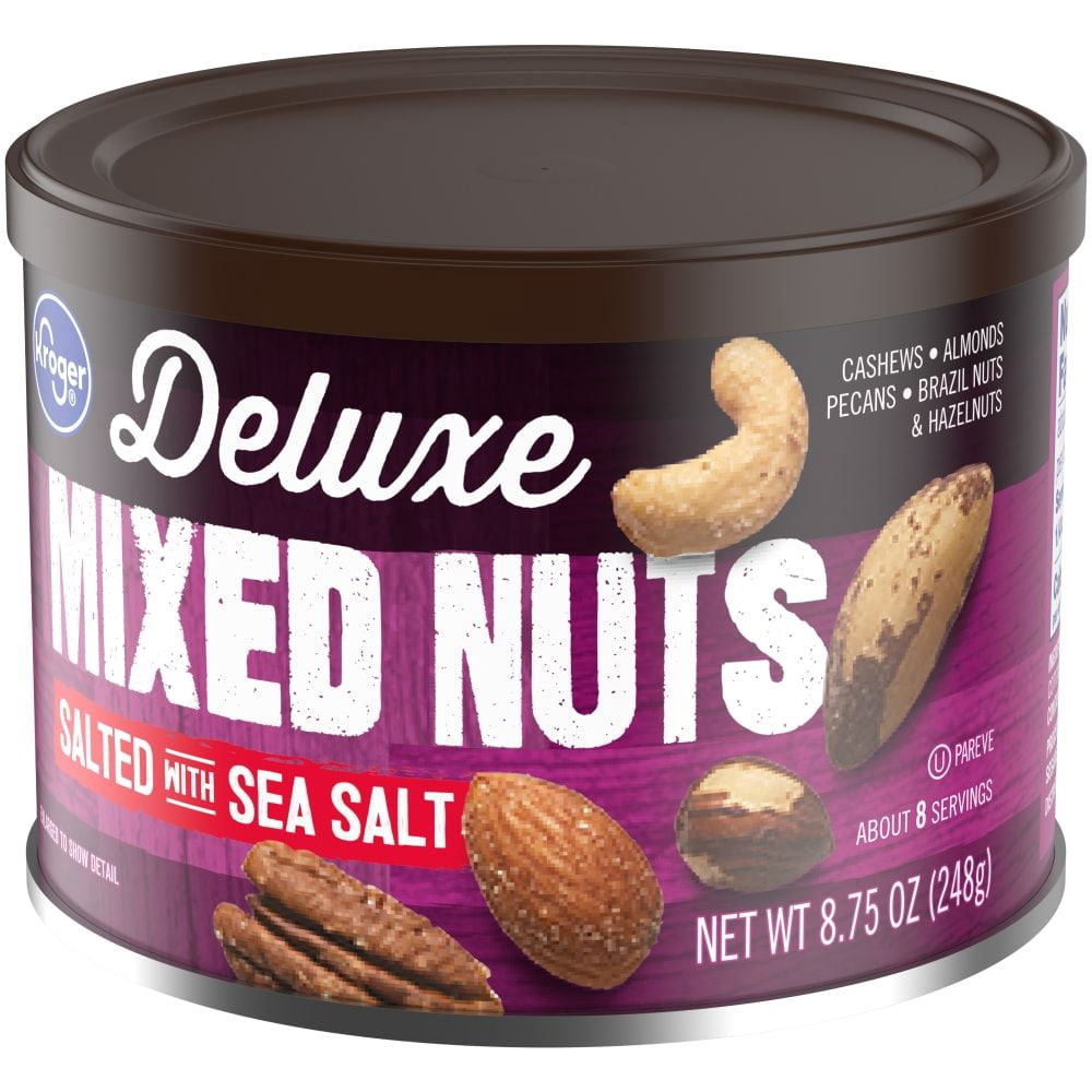 KR Deluxe Sea Salted Mixed Nuts 8.75 oz - Pack of 3