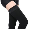 thumbnail image 3 of Bas de Compression Cuisse Haute, Soutien Ferme 20-30 mmHg Bas de Compression Dégradé avec Bande en Silicone. Traitement pour la Course, 3 of 5