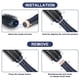 thumbnail image 3 of Juego de cepillos para secador de pelo IG INGLAM 4 en 1, secador de pelo de iones negativos desmontable y voluminizador, cepillo secador de aire caliente con 2 cabezales de peinado, azul de Prusia., 3 of 5